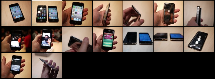 Galerie photo de l’iPod Touch 4ème génération