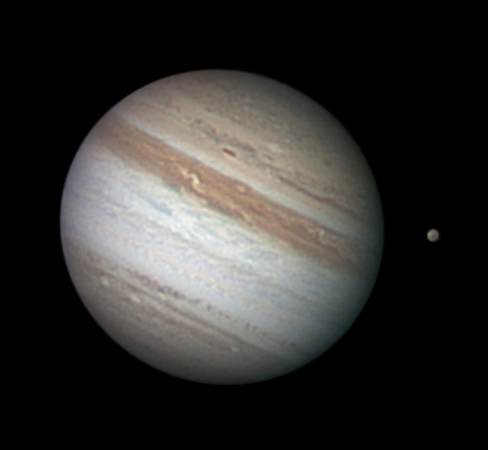 Jupiter et Ganymède