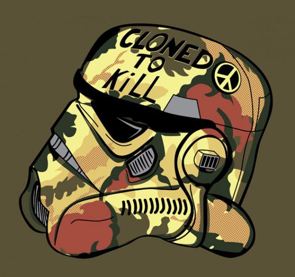 Commande t-shirt (parodie) Star Wars