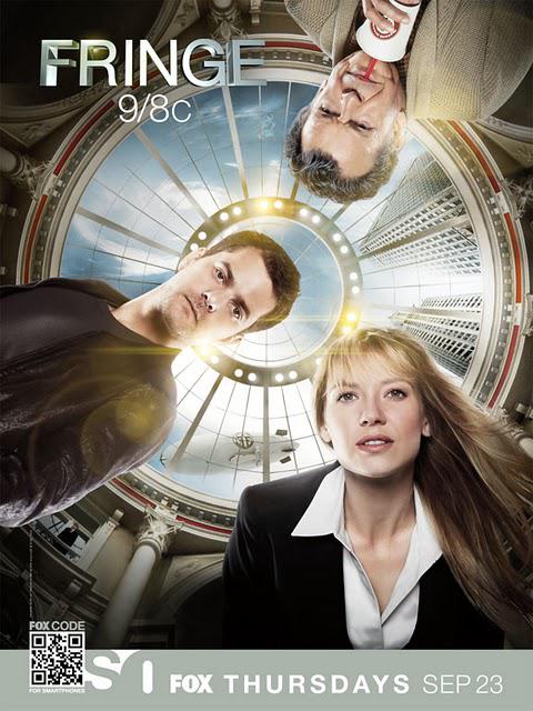 L'affiche promotionnelle de Fringe saison 3 utilise le QRcode