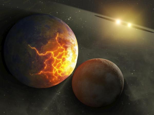 planètes pulvérisées