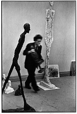 Alberto Giacometti, Arthur Rimbaud, Ma bohème et L'homme qui marche sur la photo d'Henri Cartier-Bresson