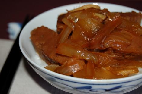 Gyūdon végétarien
