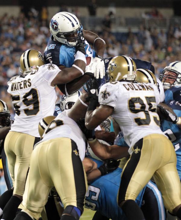 NO Saints 24 - 27 Tennessee Titans. NO Saints 24 - 27 Tennessee Titans.