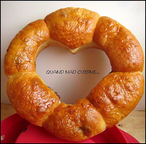 Brioche à la pâte à tartiner aux noisettes et au chocolat au lait Brioche à la pâte à tartiner4