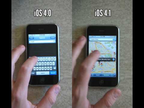 Speed Test : iPhone 3G sur iOS 4.0 vs iOS 4.1 Image de prévisualisation YouTube