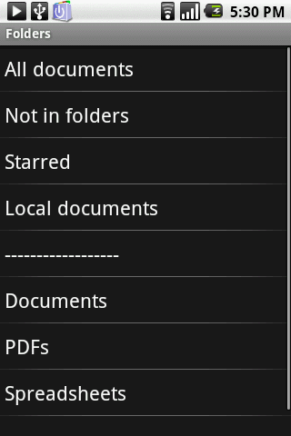 GDocs – Affichez, Editer et Synchroniser vos Documents Google sur votre smartphone Android