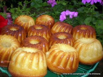 Pastelitos con almendras/ Petits gateaux aux amandes