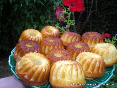 Pastelitos con almendras/ Petits gateaux aux amandes