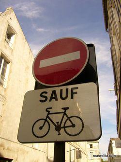 except bikes