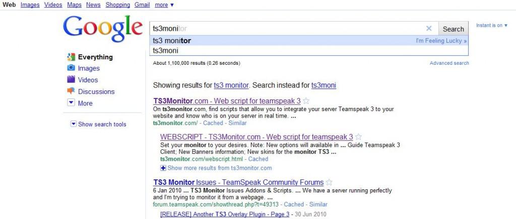 google_instant Google : La recherche en temps réelle !