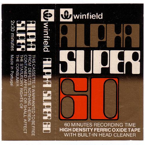 Les Belles jackettes de K7 audio #retro Winfield