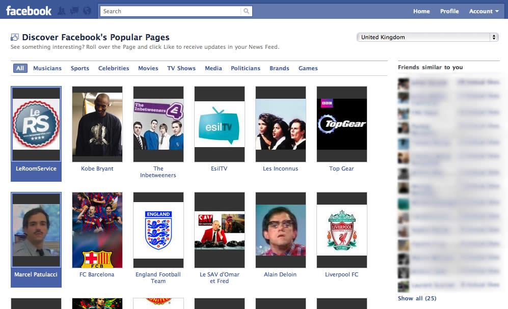 facebook-discover-pages facebook discover pages Facebook lance son Genius pour plus de Like