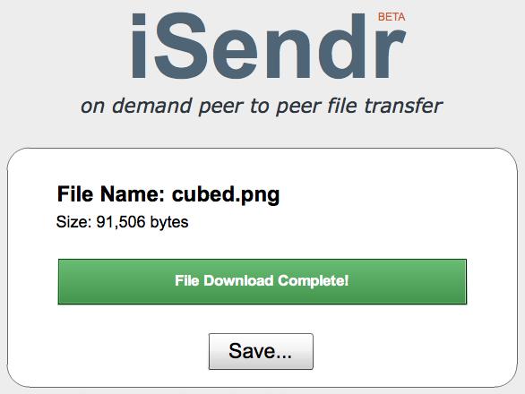 iSendr - Transférez des fichiers sans limites sur votre navigateur