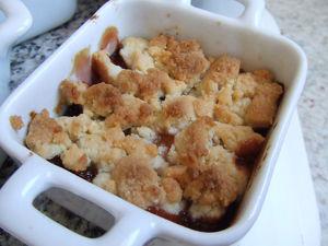 Minis crumbles aux quetsches DSCF4642