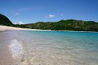 La plage de Mawun, vers Kuta La plage de Mawun, vers Kuta
