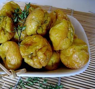 Mini-Bouchées Express à la Brandade de Morue et ciboulette Mini-Bouchées Express à la Brandade de Morue et ciboulette