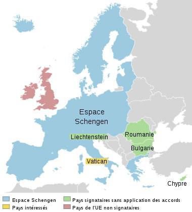 C'est des roms interactifs Espace Schengen