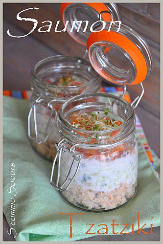 Petits bocaux de saumon façon Tzatziki 2010-09-08 bocaux1