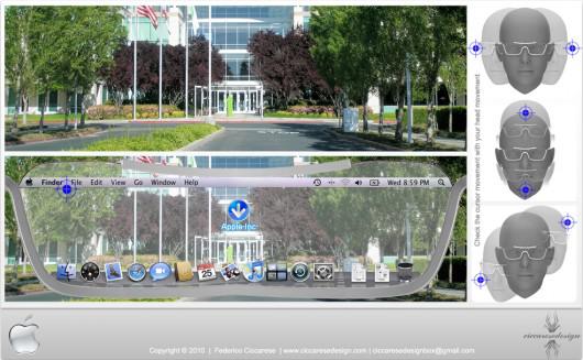 iGlass : Concept de lunettes Apple avec réalité augmentée
