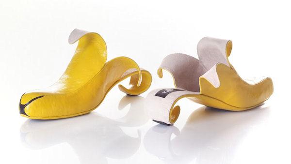 photo humour insolite chaussure banane