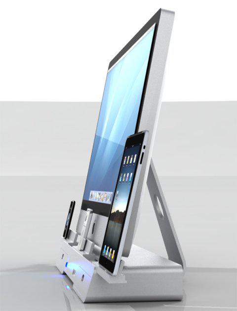 Concept d’un dock pour iMac, iPad et iPhone/iTouch