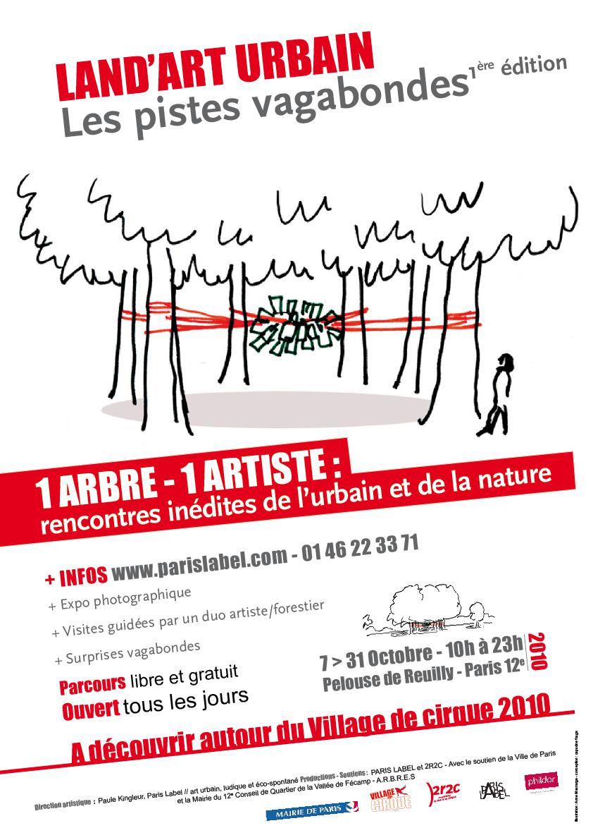 1er Festival de land art urbain à Paris initié par Paris Label et Paule Kingleur