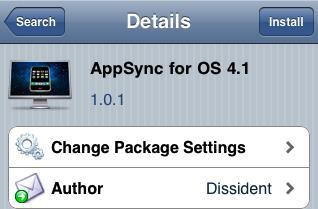 AppSync disponible pour iPhone iOS 4.1...