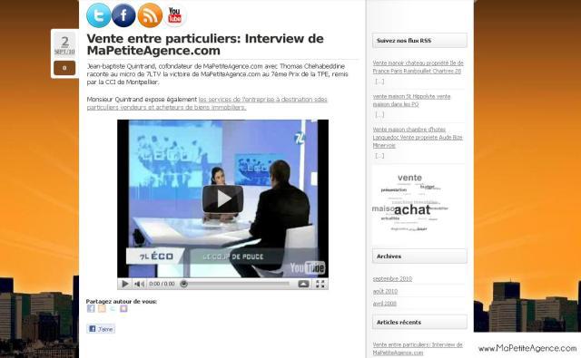 Du nouveau dans la vente immobilière de particuliers Du nouveau dans la vente immobilière de particuliers