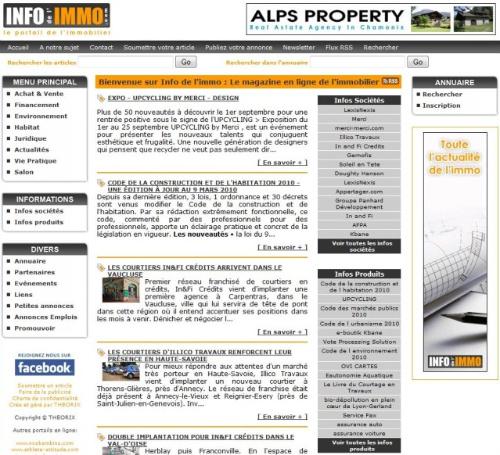 Infodelimmo.com : le magazine en ligne sur toute l’actualité de l’immobiler Les petites annonces gratuites de recherche Kicherchekoi aiment Infodelimmo.com