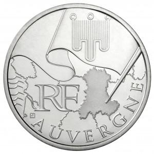 piece_10euros_auvergne Une pièce de 10 euros en argent consacrée aux régions