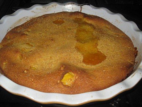 Clafoutis fondant aux pêches caramélisées blog clafoutis pêches