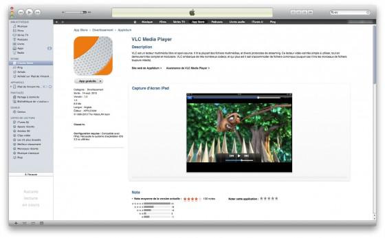 VLC Media player disponible pour l’Ipad