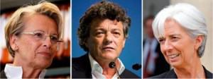 Christine Lagarde Michèle Alliot-Marie Jean-Louis Borloo Le remaniement s’annonce complexe pour Sarkozy