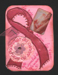 mail art et cartes de voeux pour lutter contre le cancer du sein