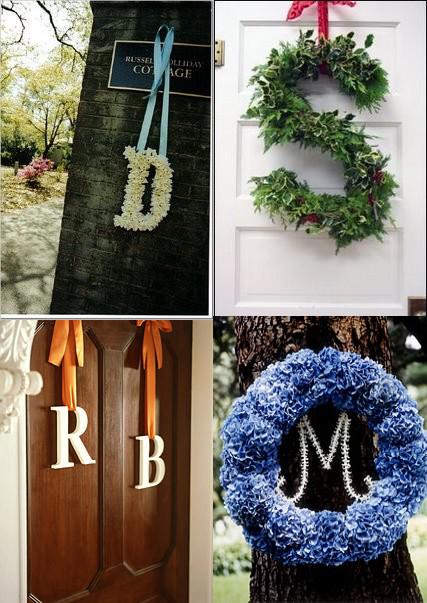 Personnaliser sa décoration de mariage : des lettres monogrammes partout en décoration