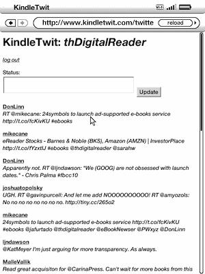 Kindle : comment utiliser Twitter depuis son Kindle
