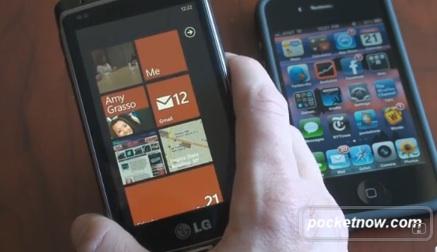 Interface : iOS 4 contre Windows Phone 7