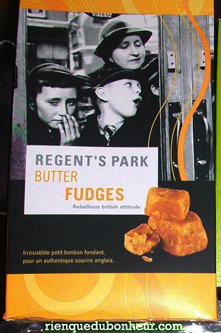 REGENT’s PARK et leurs produits délicieux ! regents park-fudges