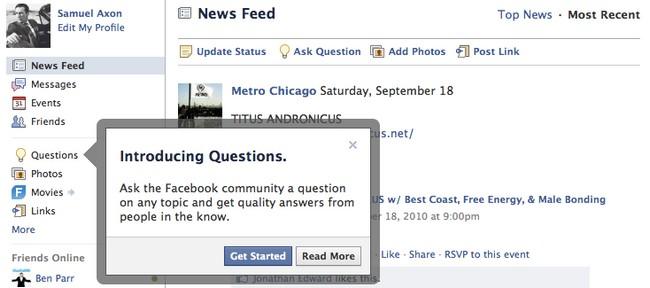 facebook-questions Facebook Questions : le début de la fin des forums