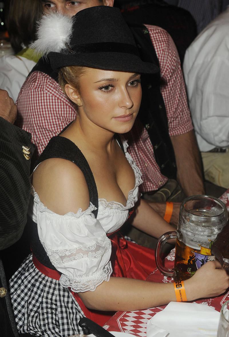 Hayden Panettiere : une belle blonde à l'Oktoberfest