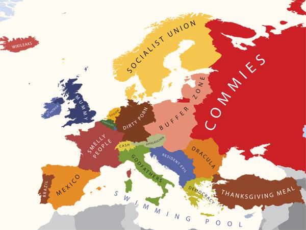Europe: Mapping Strereotypes. Cliché...