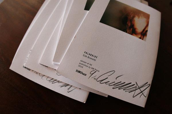 ERIK BRUNETTI – POLAROIDS ZINE ERIK BRUNETTI – POLAROIDS ZINE