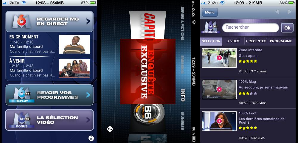 M6 iPhone M6 débarque sur iPhone et iPod touch