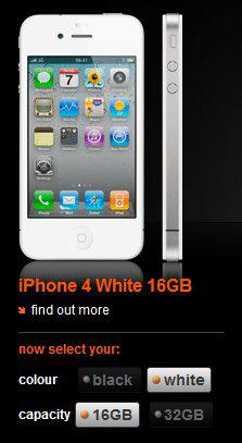 iphone4blanc-orangeuk iPhone 4 blanc : bientôt une réalité ?