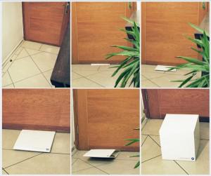 ADT SECURITY 300x251 ADT entre chez des habitants avec un carton