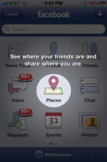 Le service de localisation Facebook est disponible en France