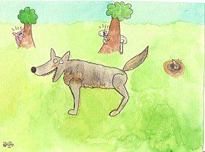 Challenge « Dessine un loup » : dessins dans la boîte aux lettres Challenge-dessine-un-loup-Zigouzis-Alexia-9-ans1-2.jpg