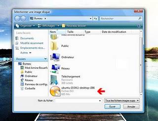 Comment installer un fichier image