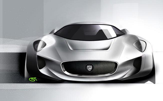 C X75 jaguar 4 La C X75, jaguar dévoile un concept car hybride électrique ...